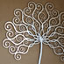Stainless steel decorative wall tree