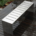 Stainless steel bench