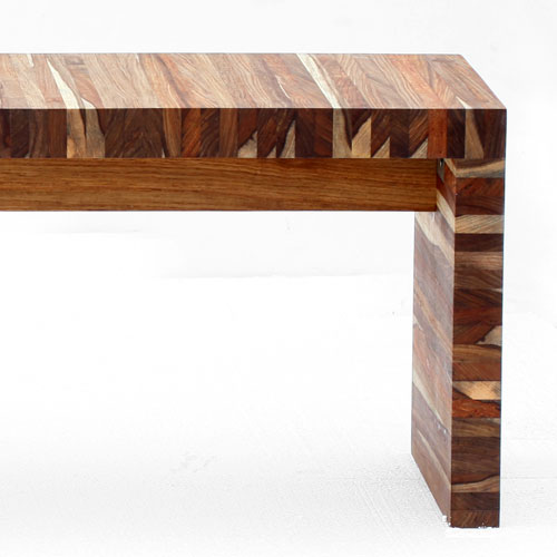 Flat laminated timber bench - B006