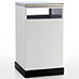 Obbligato stainless steel trash bin