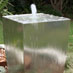 Stainless steel water feature