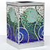 Mosaic trash bin