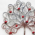 Stainless steel decorative wall tree