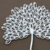 Stainless steel decorative wall tree