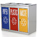 Stainless steel Recycle trash bins