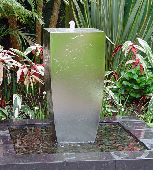 A Range stainless steel water features